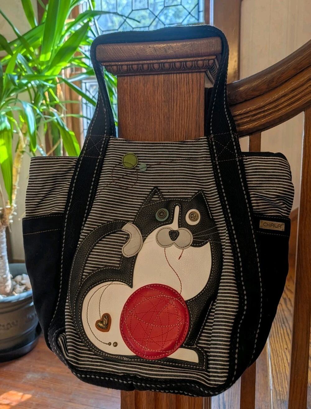 Chala Carryall Zip Tote Shoulder Bag Variations Cat